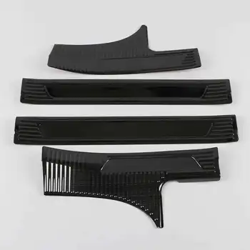 

For Renault Captur 2019 2020 2021 Stainless Inner Door Sill Scuff Plate Trim Welcome Pedal Cover Sticker Car Stying Accessories