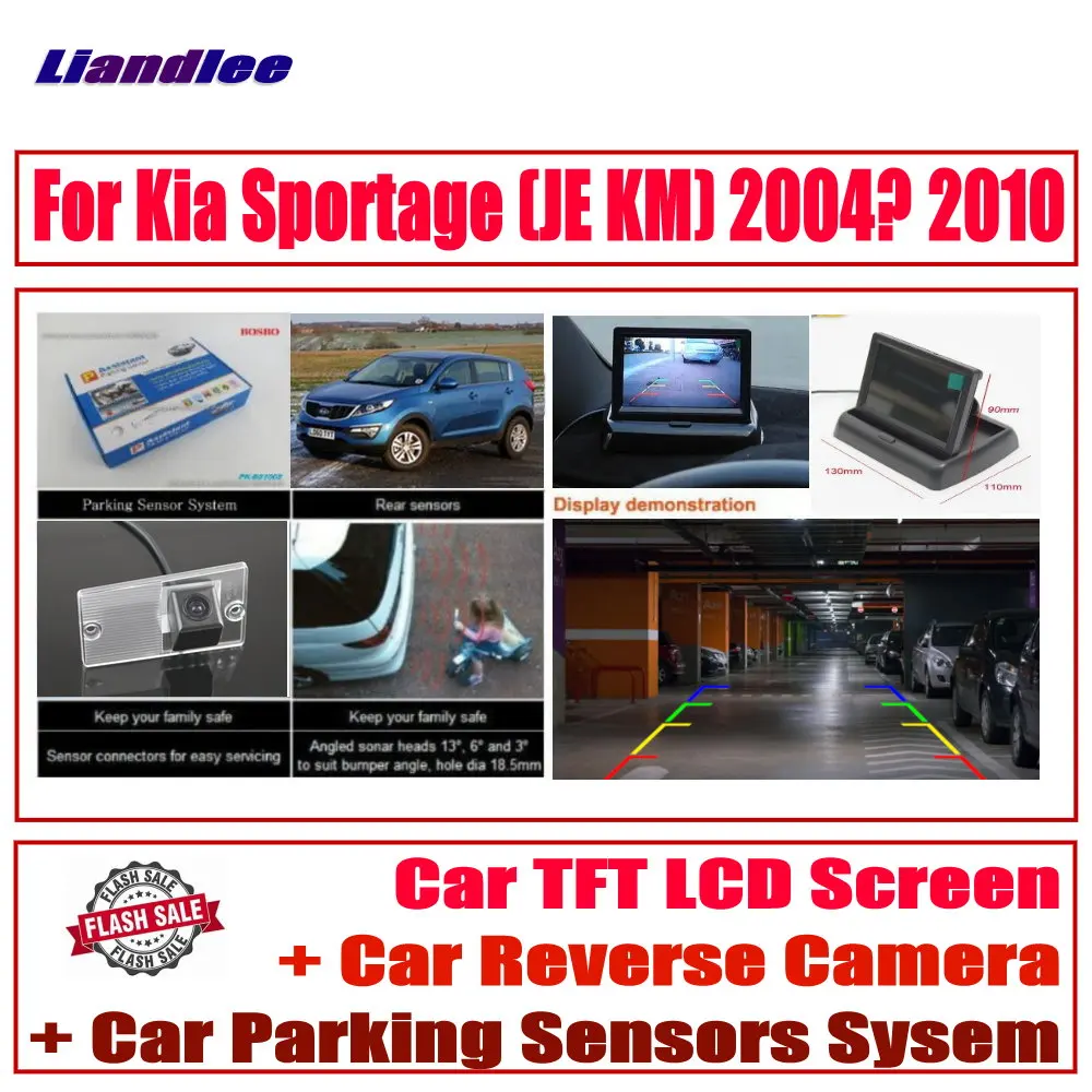 Автомобильная система датчиков парковки для Kia Sportage JE KM 2004 2010 HD монитор
