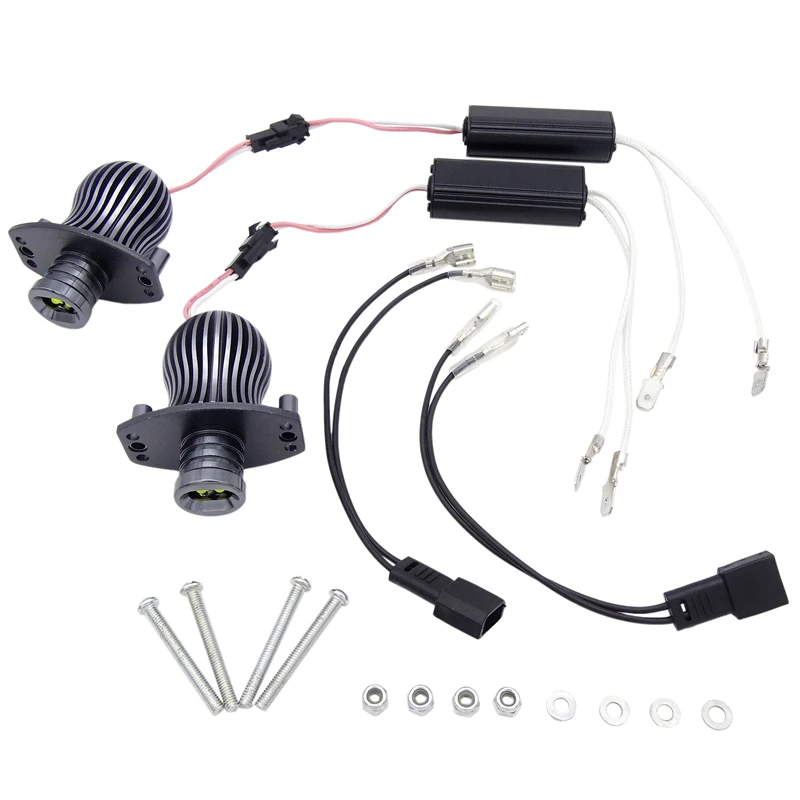 

1 Pair Car Head Lights LED Angle Eyes Halo Ring Lamp Bulb White Headlight DRL For BMW E90 E91 2006 2007 2008 Styling Accessories