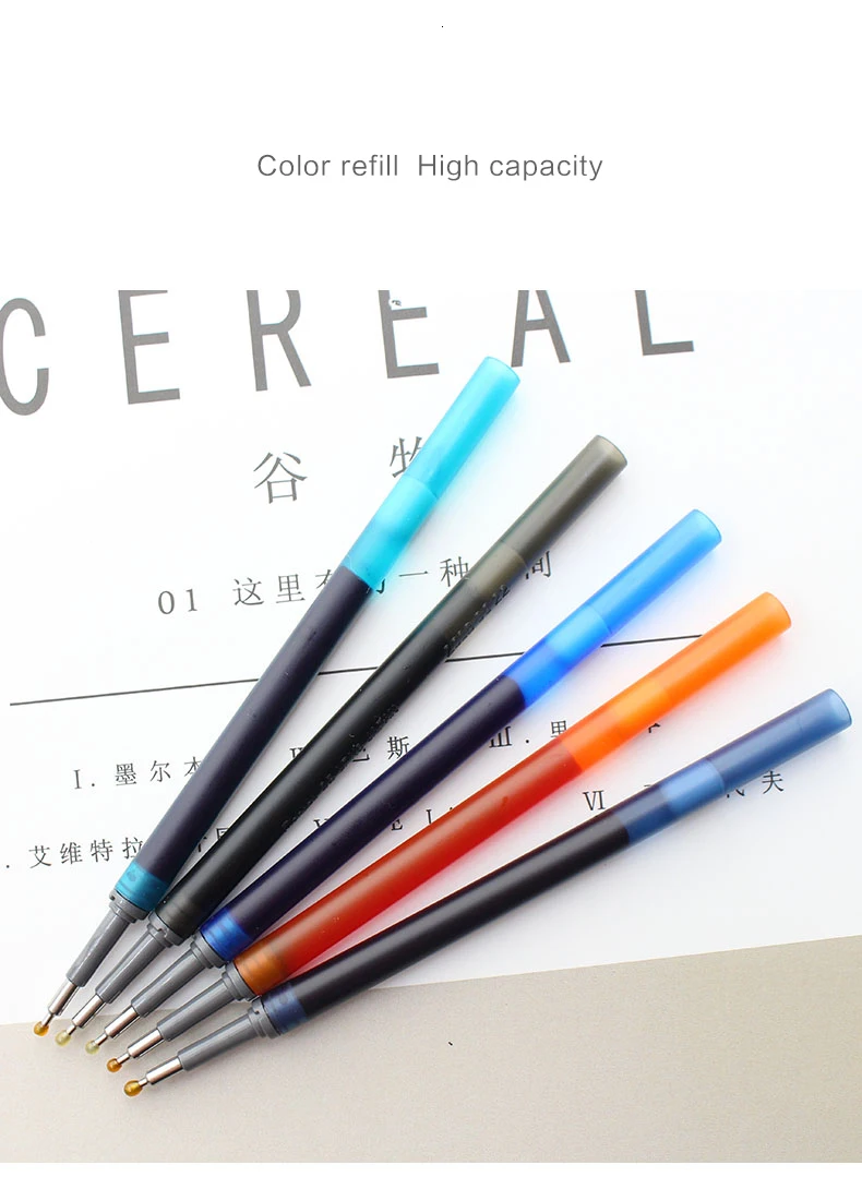 JIANWU Japan Pentel прозрачный цветной стержень сменный гелевый карандаш Ограниченная серия пресс-ручка BLN75 нейтральная ручка kawaii школьные принадлежности 0,5 мм
