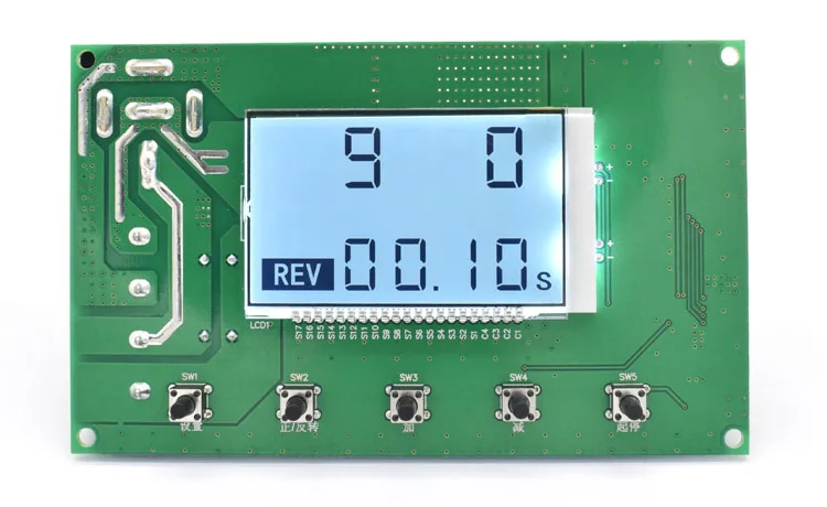 Lcd Умный Цифровой дисплей 0~ Регулируемый DC 10-50V 40A ШИМ контроллер скорости двигателя постоянного тока синхронный контроллер Реверсивный