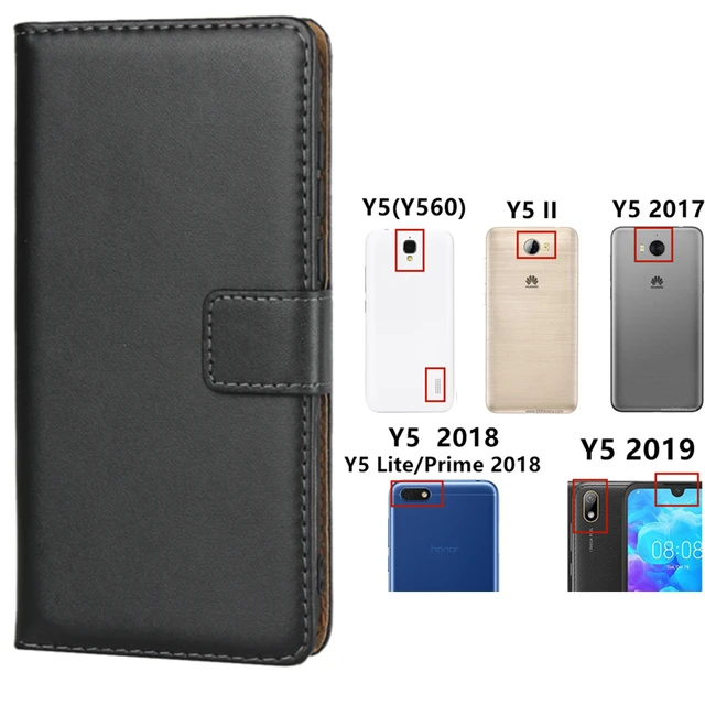 Premium Leather Flip Cover Case For Huawei Y5 Ii Y5 Lite Prime 2018 Y5 2017 2019 Card Holder Holster Shell Gg - Mobile Cases & Covers - AliExpress