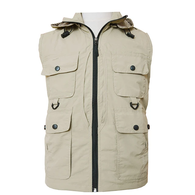 Fly Fishing Photography Vest with Pockets Men's Mesh Quick-Dry Waistcoat  Outdoor Jackets for Travelers - AliExpress