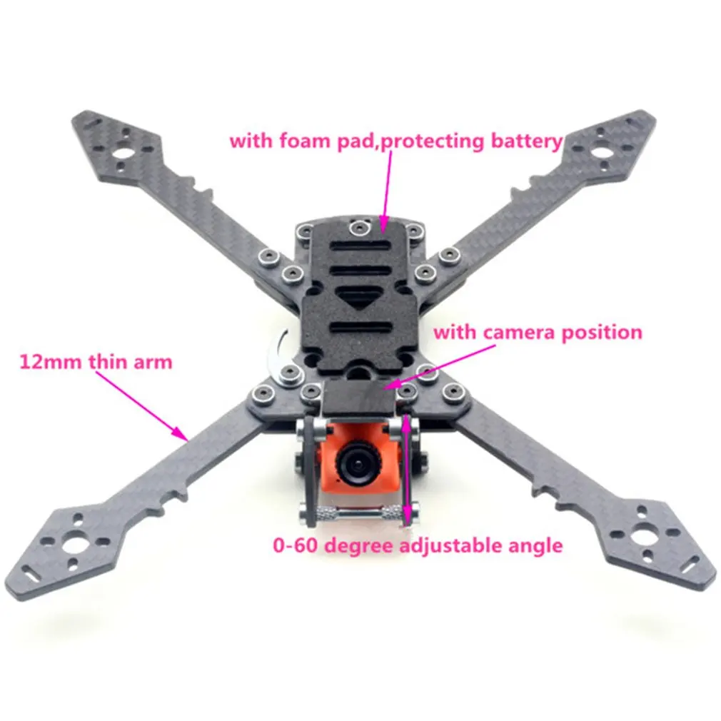 248 мм углеродное волокно True X Тип RC Дрон FPV Гоночный комплект рамы Дрон комплект рамы FPV рамка для RC моделей двигатель мультикоптера ESC