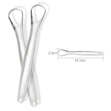 Свежее дыхание покрытием для чистки языка зубная щетка уход за зубами инструменты гигиена полости рта профессии язык из нержавеющей стали скребок для очистки