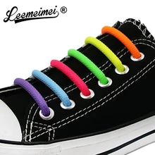 16 шт./лот, новинка, шнурки без галстука, эластичные силиконовые шнурки, все кроссовки, подходят для обуви, шнурки, унисекс, для взрослых, для занятий спортом, для бега