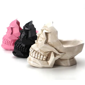 

BUF Resin Craft Skull Statues & Sculptures Garden Statues Sculptures Skull Ornaments Creative Art Skull Statue Ornaments