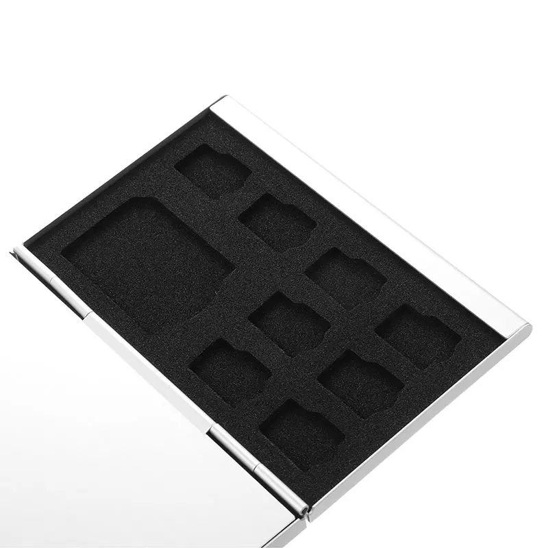 Mini Aluminum Alloy Micro TF SD Memory Card Storage Case Protector Holder Box for SD TF 4