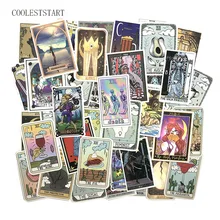50 шт./упак. карты Таро граффити наклейки divination наклейки для багажа ноутбука холодильник электроскутер Pegatinas