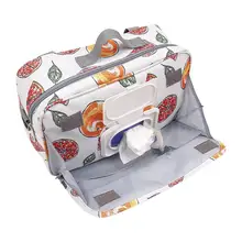 Organizador Universal para cochecito de bebé, bolsa de mano para carrito de pañales, Chic, de fácil instalación, bolsa pequeña para pañales con múltiples bolsillos, hombro S