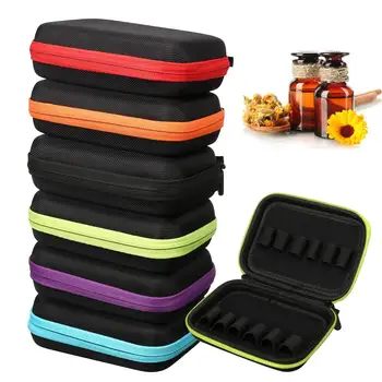 

New 12 Bottles 10ml Essential Oils Box Storage Bag Organizer Cosmetics Aromatherapy Holder Container Portable Travel Carrying Ca