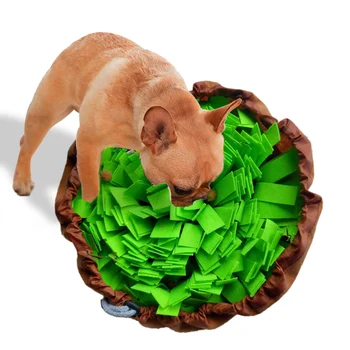 

Portable Folding Snuffle Mat Pet Dog Feeding Mat,Small/Large Dog Training Pad Pet Sniffing Mat for Preventing Digestive Problems