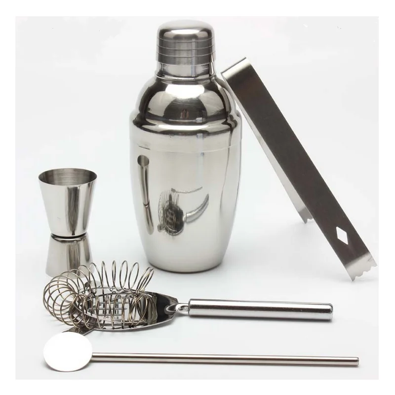 250ml Cocktail shaker set 5pcs