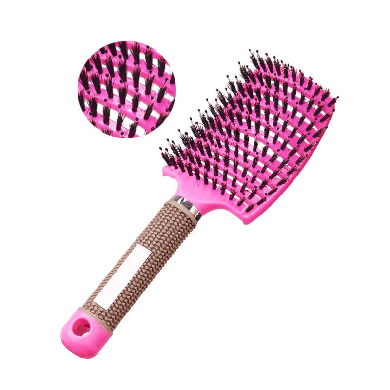 Detangle Hairbrush Comb Styling-Tool Scalp-Massage Barber-Salon Bristle Magic-Hair Nylon