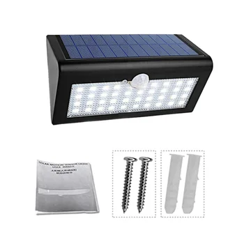 

600Lm 38Led Outdoor Solar Wall Light Super Bright Garden Light Human Body Induction Wall Lamp Ip65 Waterproof Light Motion Sen