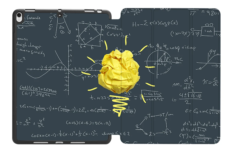 Левый и правый мозг защитный Стенд из искусственной кожи чехол для Apple ipad Pro 10,5 "Smart Cover для ipad air 10,5 дюйма 2019 Услуга сна