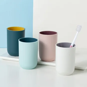 

1Pc Multifunction Food Grade Mouthwash Cup Bathroom Accessories Home Drinkware Plastic Rinse Cups Water Mug Plastic Water Cup