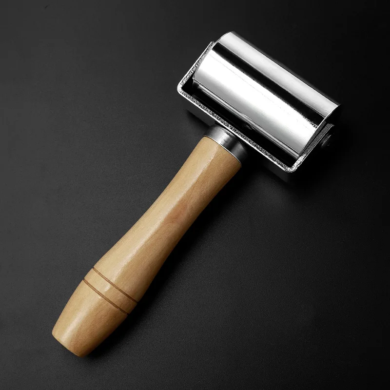 WUTA 26/60mm Press Edge Roller Leather craft Glue Laminating Tool Edge Creaser & Smoother Steel Iron Roller DIY Handmade