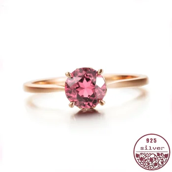 

Vintage Rings For Women Real S925 Silver Heart Hollow 4 Claws Classic Cubic Zircona Round Stone Ring Wedding Jewelry