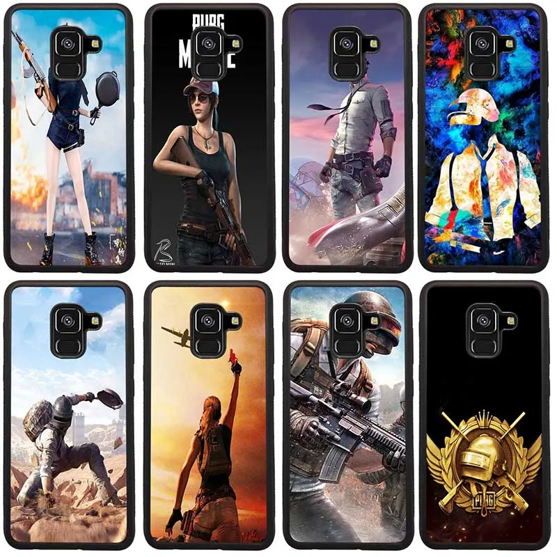 Hard PC TPU Mobile Phone Case Cover for Samsung Galaxy Note 8 9 10 20 S6 S7 S8 S10 S10E S20 Plus Pro Edge Shell PUBG Game | Мобильные