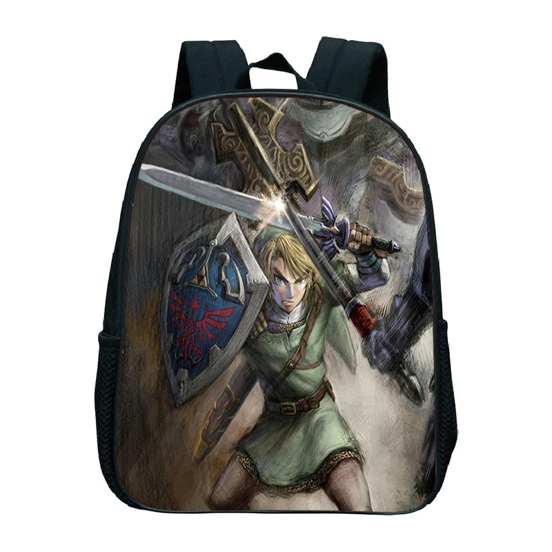 Милый легенда о Зельде Рюкзак Дети Мини Книга Mochilas Link малыш каваи Детский сад Дети начальной школы ранец - Цвет: 3