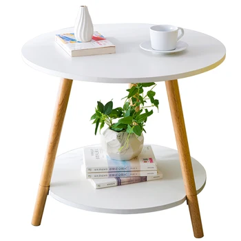 

Coffee table bedside sofa side simple small round coffee corner several Nordic