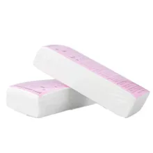 100 шт Нетканая бумага для удаления волос, ткань для тела для удаления волос, рулоны восковой бумаги, высокое качество, эпилятор для удаления волос, восковые полоски