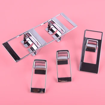 

DWCX Chrome Inner Car Door Window Switch Button Cover Panel Trim Fit for Jeep Patriot Compass 2009-2012 2013 2014 2015 2016 2017