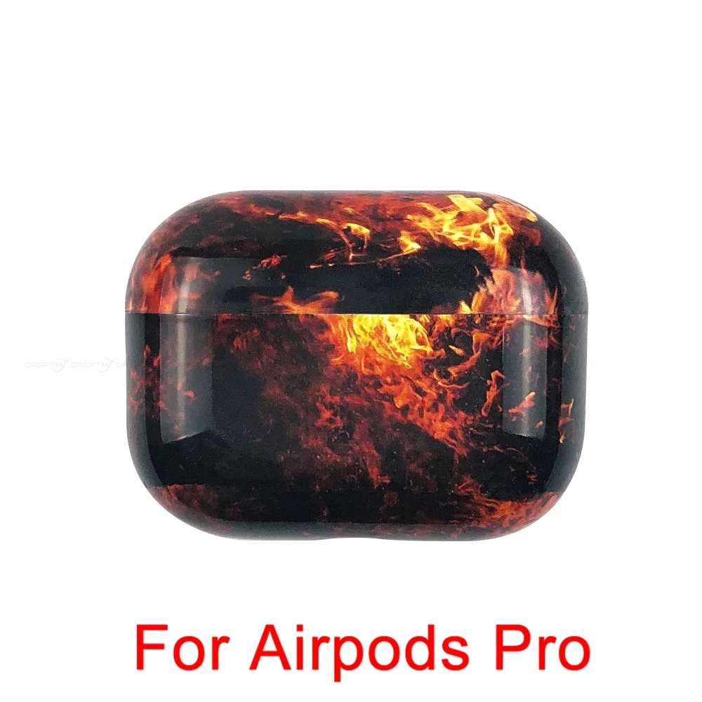 14 Чехол для наушников CASPTM с мраморным узором для Airpods 1 2 Pro, Жесткий Чехол для ПК, чехол для зарядки, корпус для AirPods 1 2 3, защитный чехол - Цвет: 14