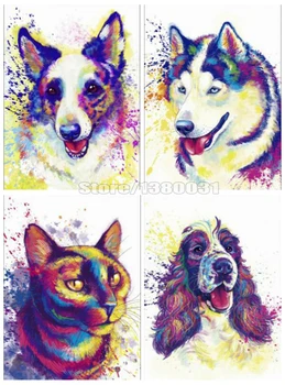

5D DIY Diamond Painting Animal Cat Diamond Embroidery Cross Stitch Mosaic Home Decoration Christmas Gift CC1475