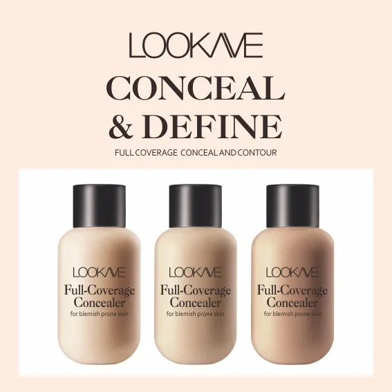 Face Concealer Full Cover Makeup Waterproof Liquid Skin Color Corrector Cream Base Make Up Eye Dark Circles Cosmetic Wholesale