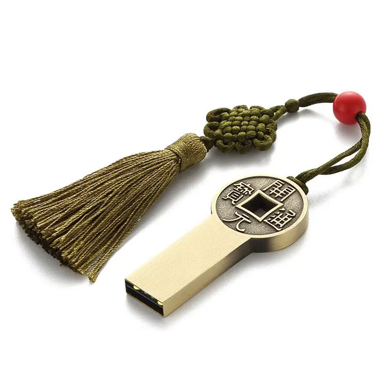 

usb drive Chinese Ancient Coin flash memory stick u disk gifts thumb drive cool metal flash drive keychain memory stick