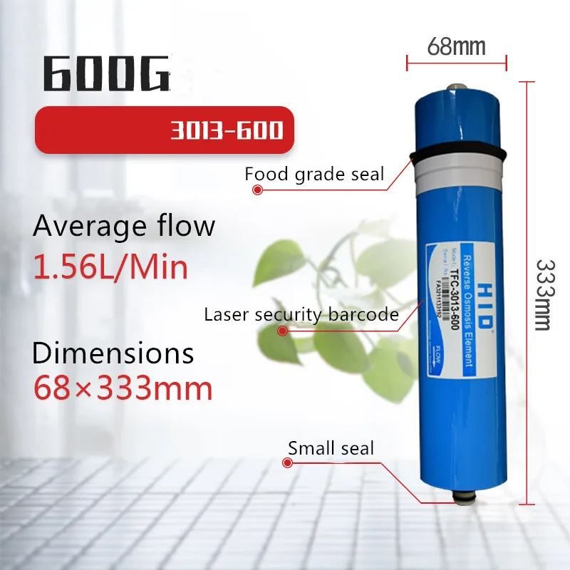 50/75/100/200/300/400/600 г RO мембраны обратного осмоса замена воды Системы фильтр очиститель воды Питьевое Лечение