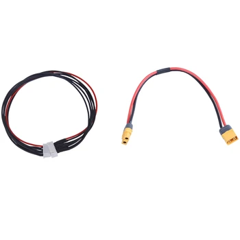 

10Pcs JST-XH 6S Lipo Balance Wire Extension Lead 30cm & 1 Pcs 28cm 11Inch XT60 XT-60 Male Female Plug Connector