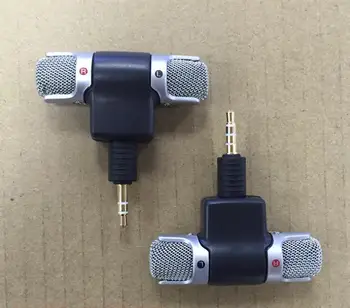 شراء100 قطعة صغيرة 3.5 مللي متر ميكروفون ستيريو Mic لتسجيل الهاتف المحمول استوديو للكمبيوتر المحمول ميكروفون #3510