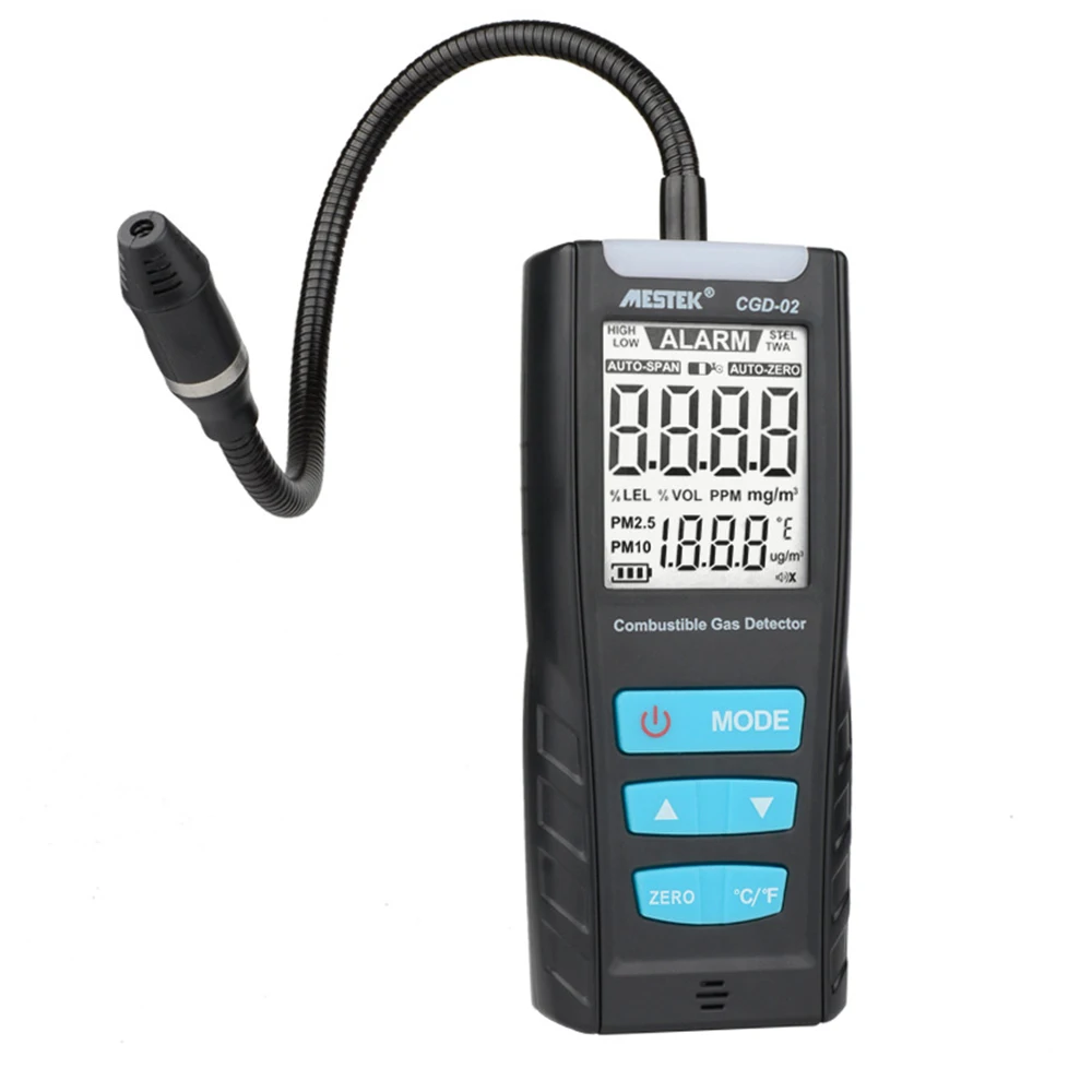 Автомобильный газоанализатор с ЖК дисплеем и звуковой