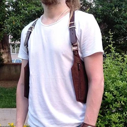 2022 New Year Armpit Bag Holster Anti Theft Bag Men Outdoor Mobile Phone Bag Adjustable Zipper Wallet Small Bag