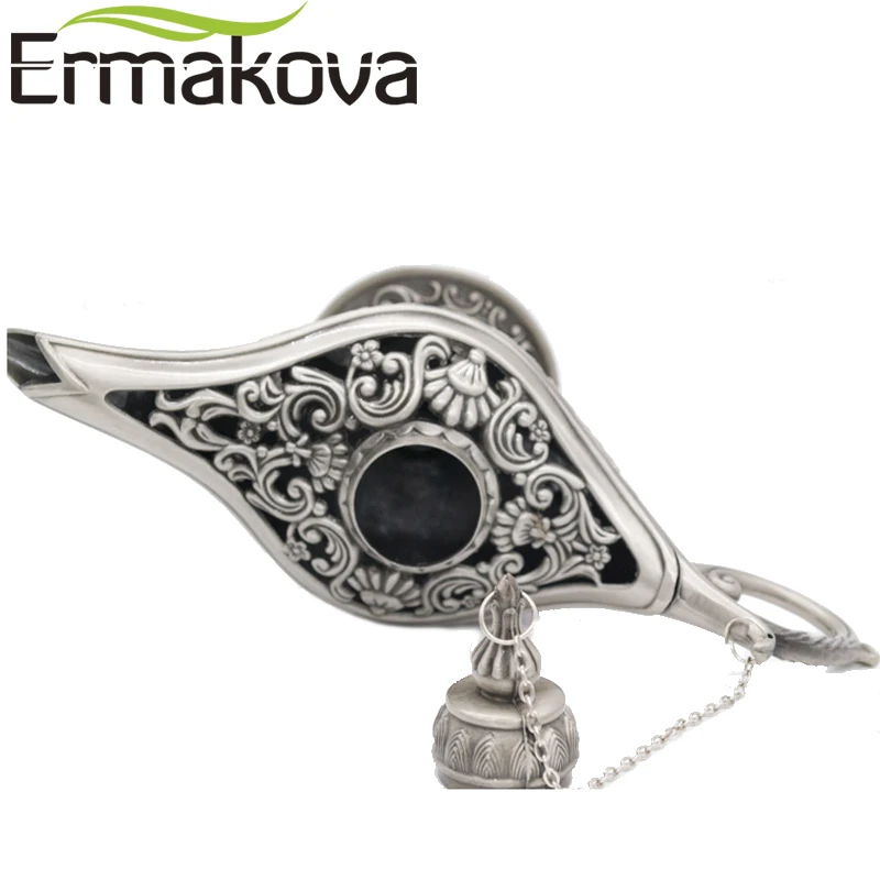 Ермакова 12 см (4.7 &quot) Классический Редкие Hollow Легенда Аладдин Магия Genie Лампы для