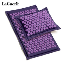 Терапевтический акупрессуровый коврик набор без приколов коврик для иглоукалывания Шакти подушка для иглоукалывания для релаксации и обезболивания Массажный коврик с сумкой