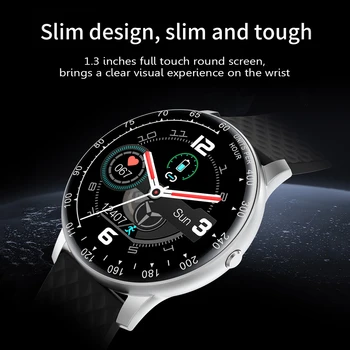 

1.3'' Smart Watch Touch-screen Heart Rate Blood Pressure Monitoring Secientific Sleep IP67 Waterproof Fitness Smartwatches