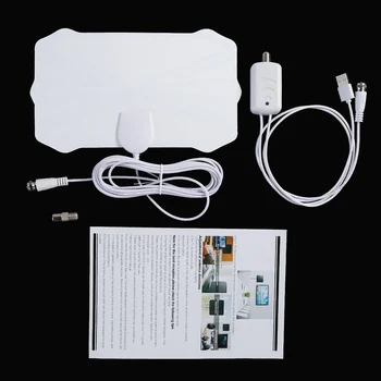 

80 Mile 4K HDTV Signal Amplifier Antenna Portable Stick On Digital Stable 1080P Receiver Satellite Indoor Booster Mini Home