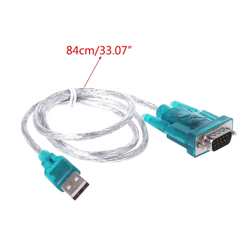 Конвертер адаптер USB в RS232 последовательный порт 9 Pin DB9 Кабель последовательный COM порт