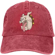 Ejiazhan7 Fierce Мопс Ретро Регулируемая ковбойская Джинсовая Шляпа Унисекс Хип Хоп натуральный бейсболки