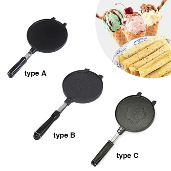 

Kitchen Cake Egg Roll Mode Non-Stick Omelet Waffles For Baking Pan Cake Aluminium Alloy Bakeware Crispy Machine Omelet Mold Tool