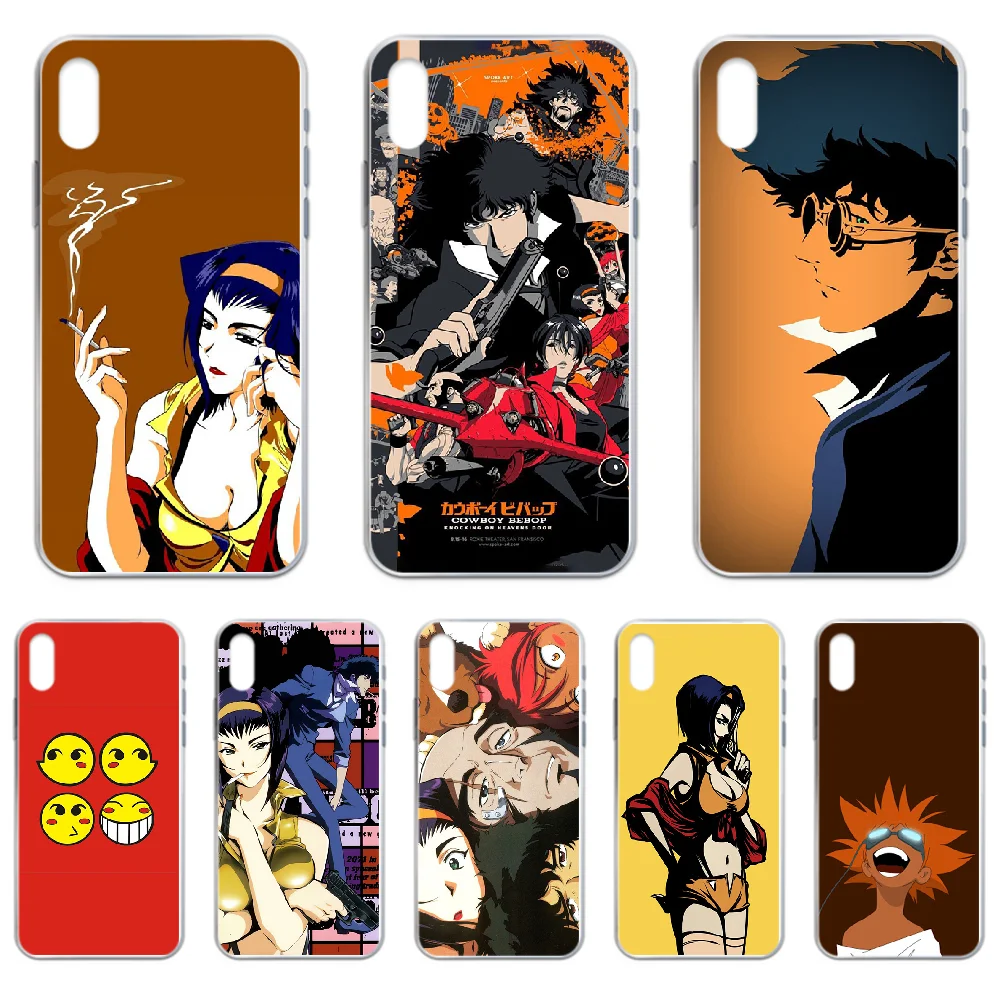 Japan Animation Cowboy Bebop чехол для телефона iphone 4 4S 5 5C 5S 6 6S PLUS 7 8 X XR XS 11 PRO SE 2020 MAX прозрачный |
