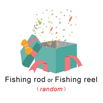 

FishKing Chinese New Year Gift Pack Fishing Rod or Fishing Reel or Spinner Bait Lucky Package For Pike Carp Bass Trout