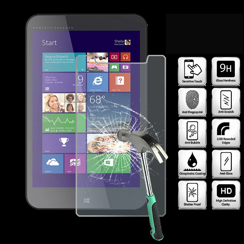 

For HP Stream 7 - 9H Tablet Tempered Glass Screen Protector Cover Explosion-Proof High Quality Screen Film