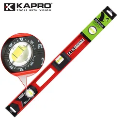 KAPRO – niveau à faisceau en I rotatif à 360 degrés, haute précision, avec détecteur d'angle, règle à Triple bulle, outils de mesure 