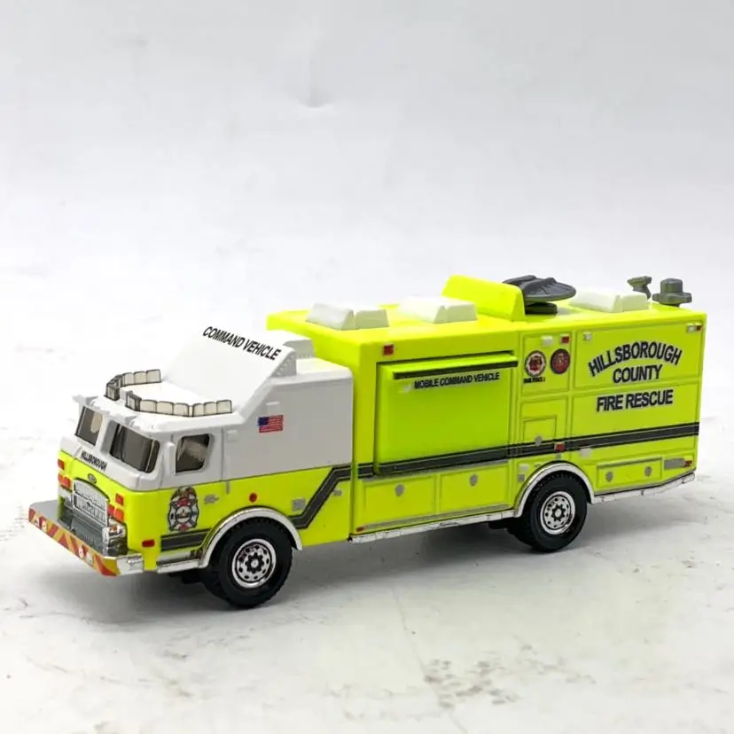 New Special Die-cast Metal American Fire Truck Model 11cm Long Furniture Display Collection Modeltoys For Children | Игрушки и хобби