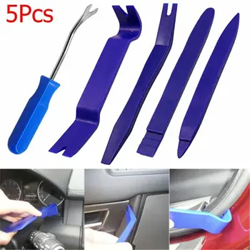 

Set Removal Tool Auto Interior Exterior Blue Audio Stereo Trim Mouldings Repair